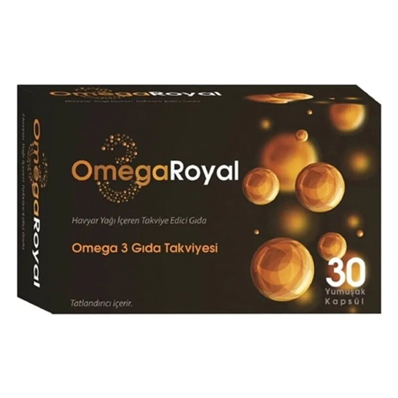Omega Royal Omega 3 Takviye Edici Gıda 30 Yumuşak Kapsül