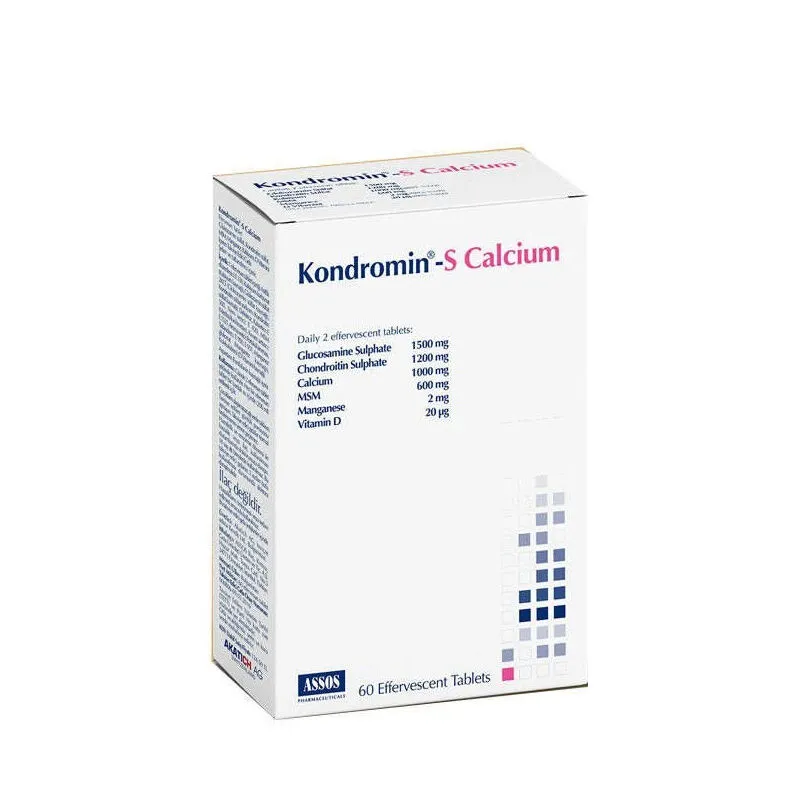 Kondromin-S Kalsiyum Efervesan Tablet 60 Tablet