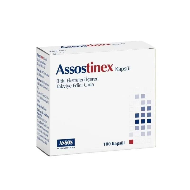 Assostinex Bitki Ekstreleri İçeren Takviye Edici Gıda 100 Kapsül