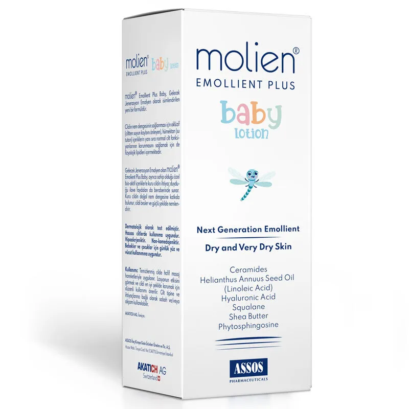 Molien Emollient Plus Bebek Losyonu 300 ml