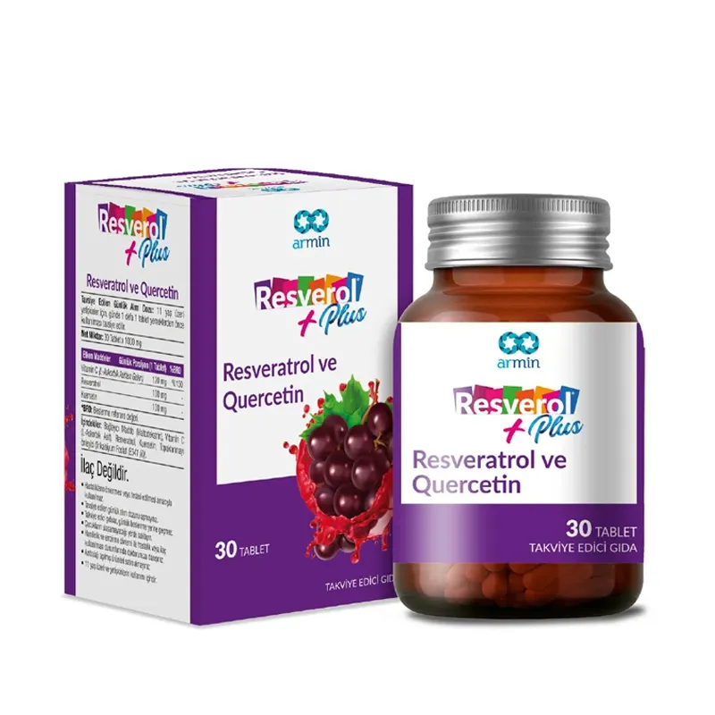 Armin Resverol Plus Resveratrol Ve Quercetin 30 Tablet