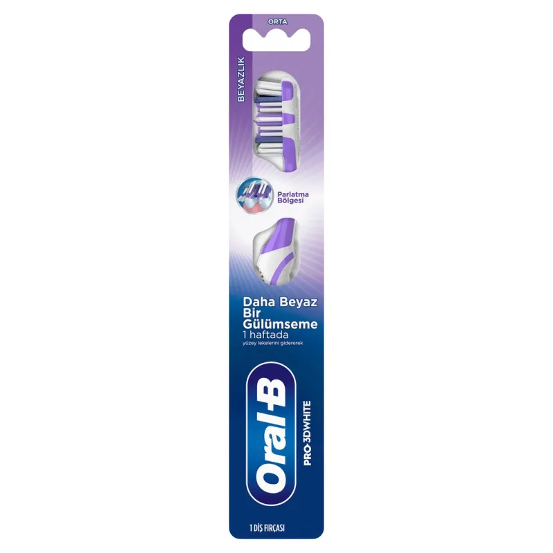Oral-B Pro-3D White Diş Fırçası - Orta