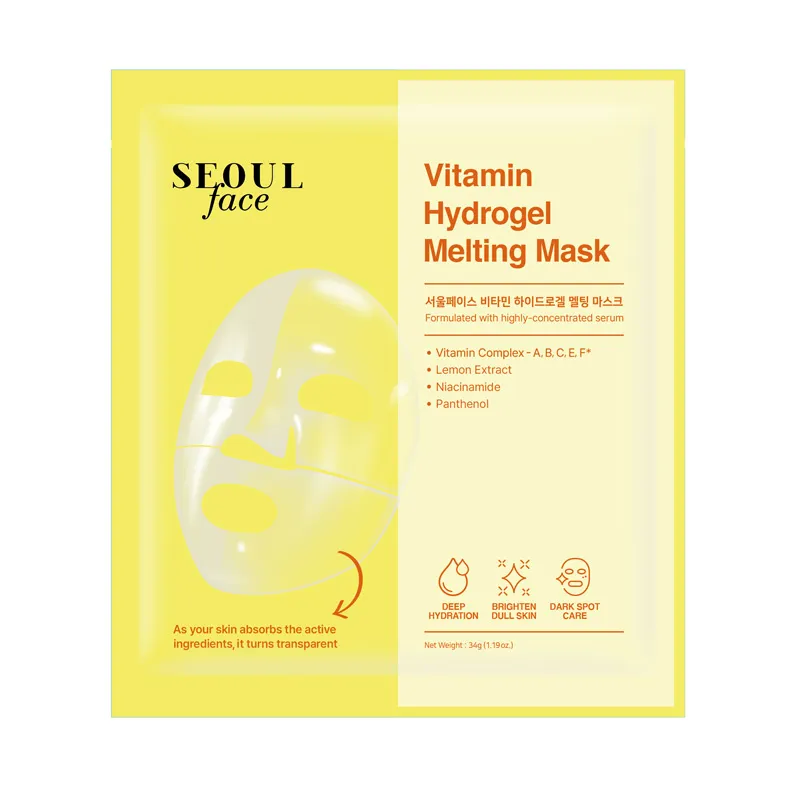 Dermal Korea Vitamin Hidrojel Eriyen Yüz Maskesi 34 gr