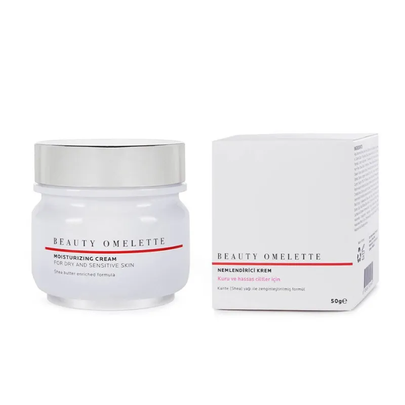 Beauty Omelette Kuru ve Hassas Ciltler için Nemlendirici Krem 50 gr