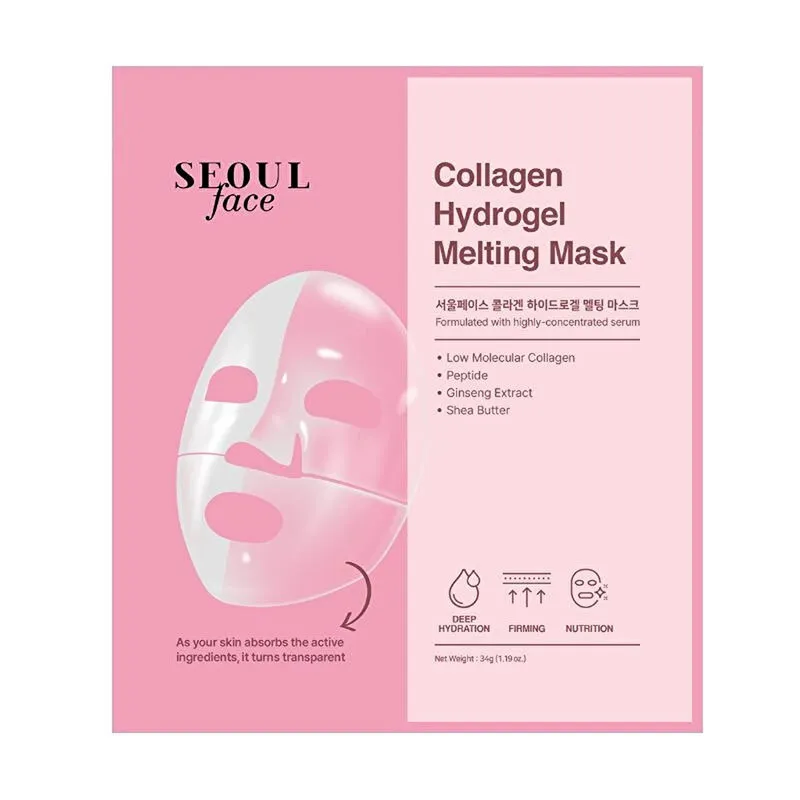 Dermal Korea Seoul Face Collagen Hydrogel Eriyen Yüz Maskesi 34 gr