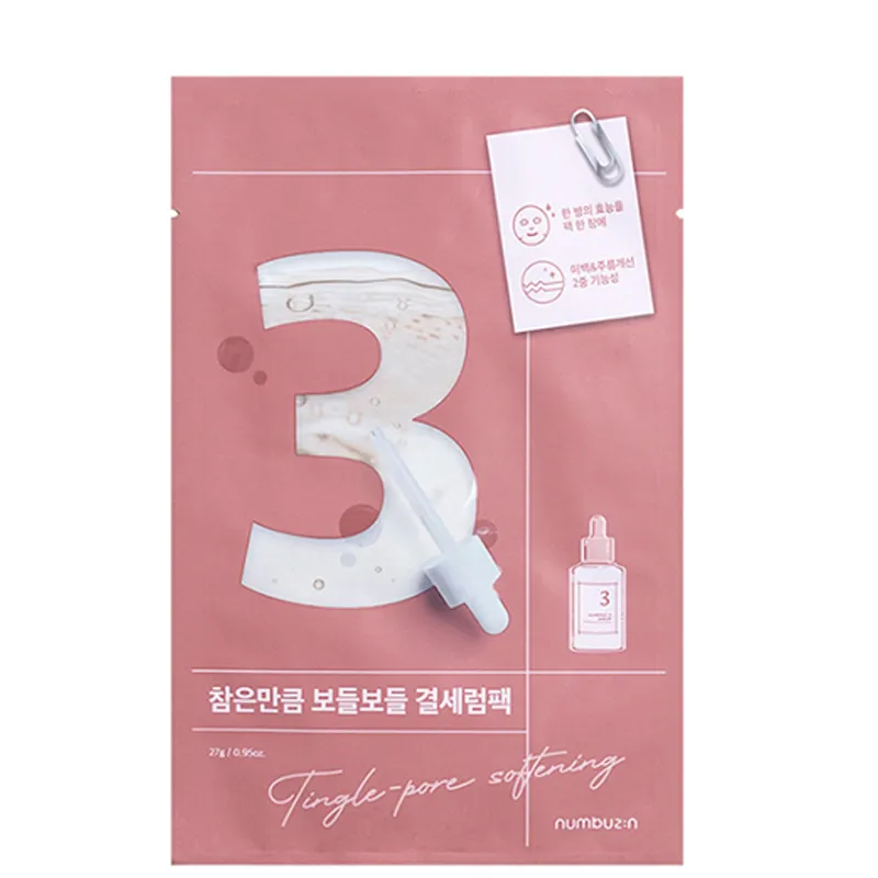 Numbuzin No-3 Tingle-Pore Softening Sheet Mask 1 Adet