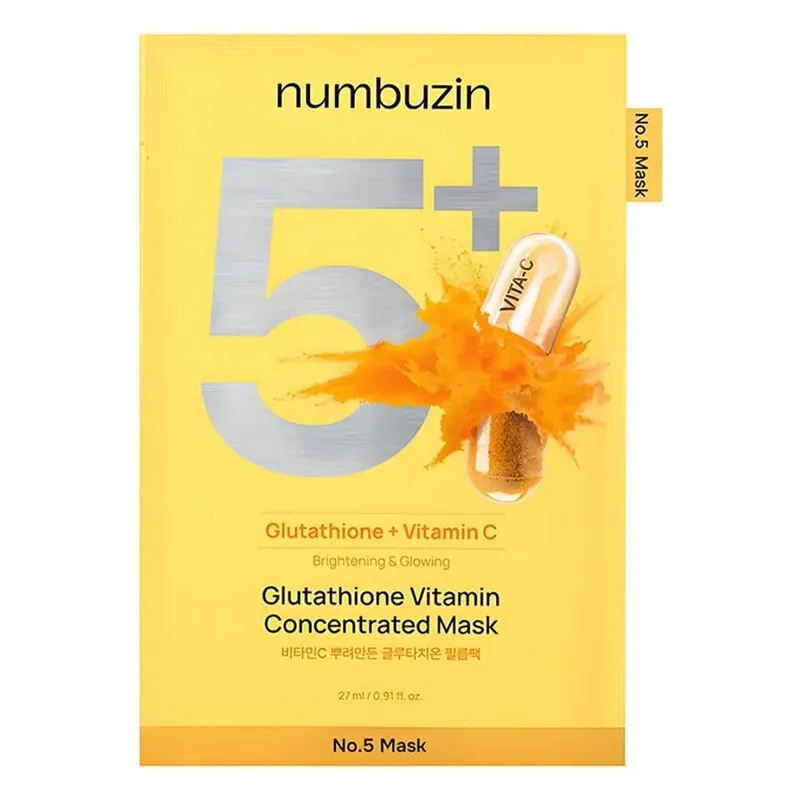 Numbuzin No-5+ Glutathione Vitamin Concentrated Mask 1 Adet