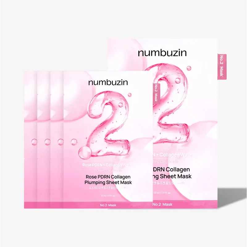 No-2 Rose PDRN Collagen Plumping Sheet Mask 1 Adet