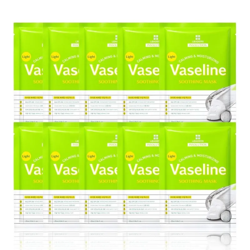 Leaders Insolution Light Vaseline Ferahlatıcı Maske 10 Adet