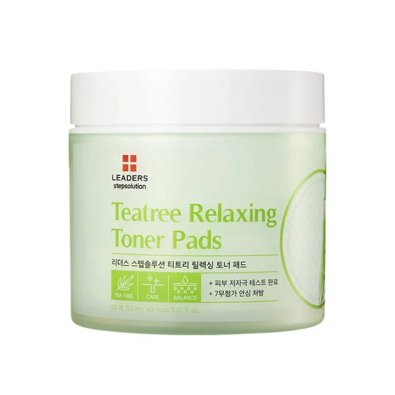 Leaders StepSolution Tea Tree Ferahlatıcı Tonikli Ped 60 Adet
