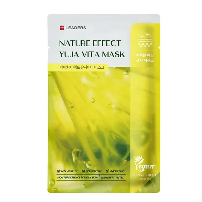 Leaders Nature Effect Yuja Vita Mask 21 ml
