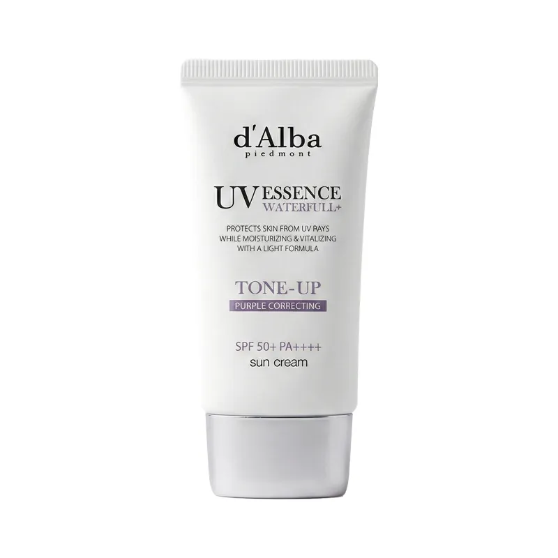 Dalba Waterful UV Essence Tone Up Sun Cream SPF50+ PA++++ 50 ml - Purple Correcting