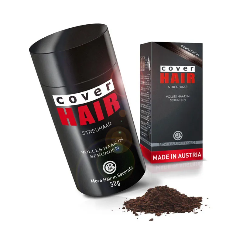 Cover Hair Saç Fiberi Toz - Koyu Kahve 30gr