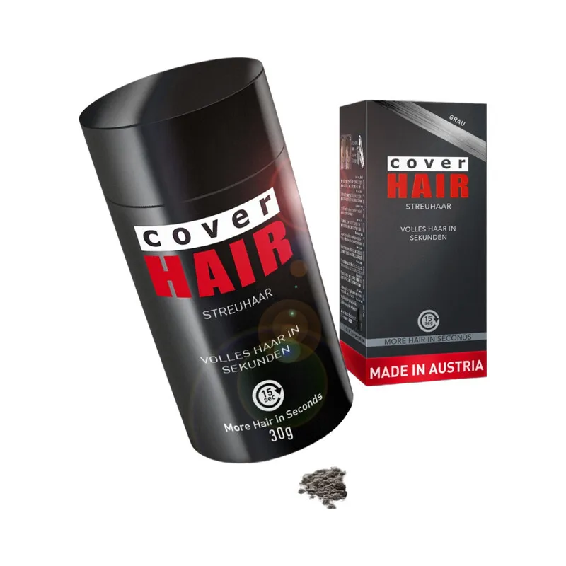 Cover Hair Gri Saç Fiberi Toz - Gri 30 gr