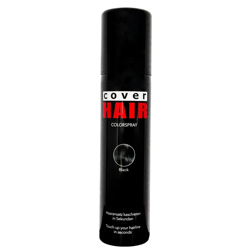 Cover Hair Renkli Saç Spreyi - Siyah 100 ml