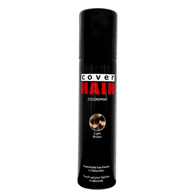 Cover Hair Renkli Saç Spreyi - Açık Kahverengi 100 ml